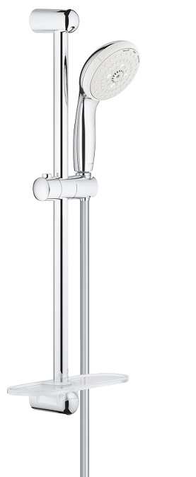 dušas komplekts Tempesta 100, 600 mm, hroms