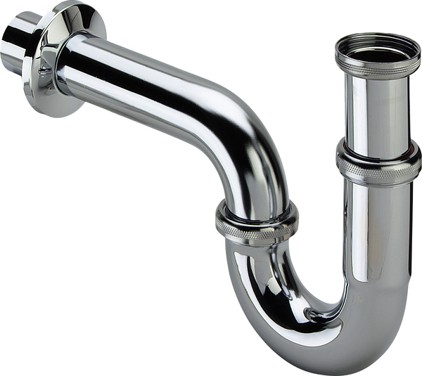 izlietnes sifons, 1¼ x 32 mm, hromēts misiņš