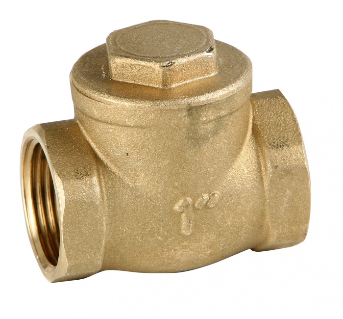 Pretvārsts ar klapīti 3/4", misiņš