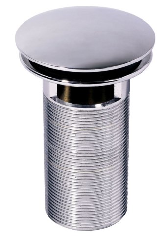 izplūde ar Quick Clac korķi, 1¼ , h=100 mm, hromēts misiņš