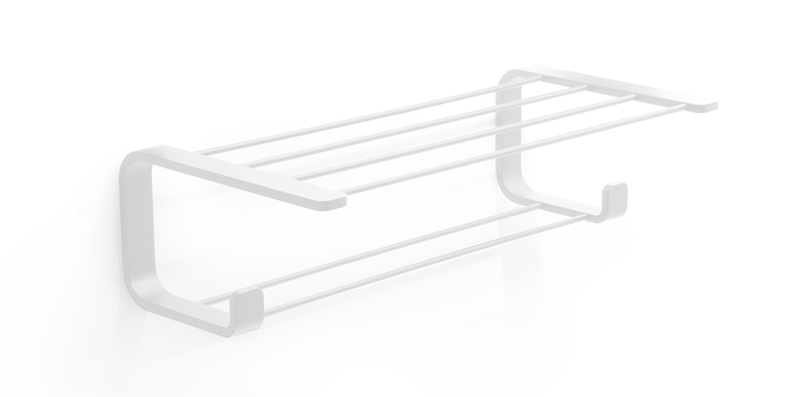 plaukts dvieļiem Outline, 500 x 260 x140 mm, balts