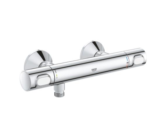 dušas termostats Grohtherm 500, hroms