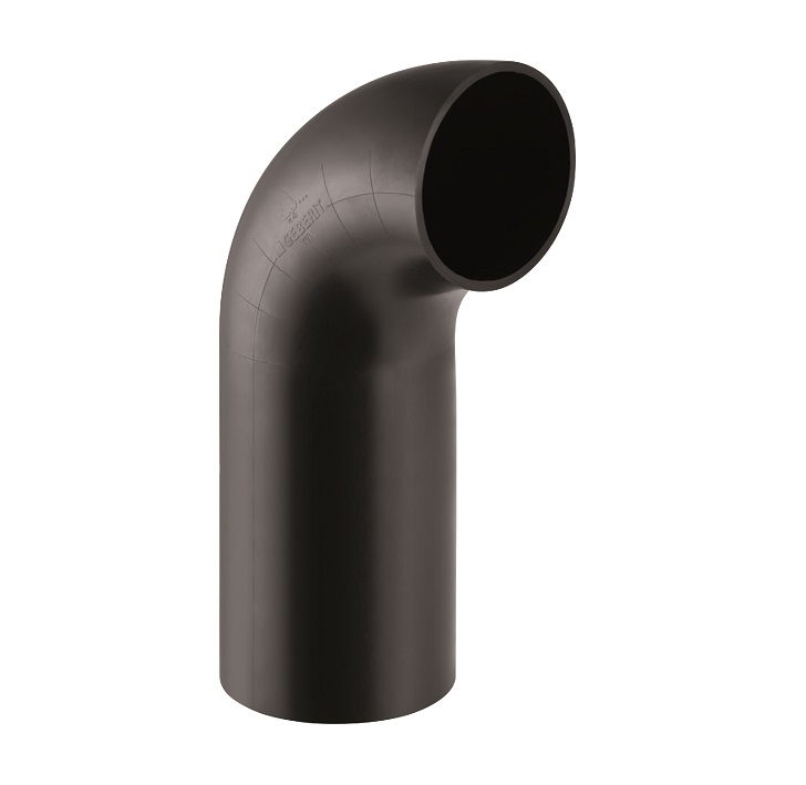 PE-HD līkums 90°, d=110 mm, pagarināts