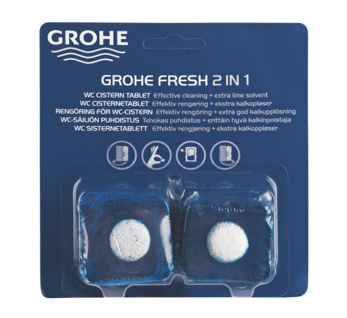 skalojamās kastes tabletes Grohe Fresh, 2 gab.