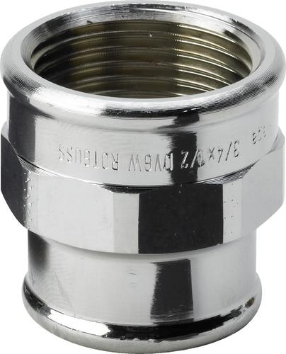 pārejas uzmava, 1/2"x3/8" ii, hroms