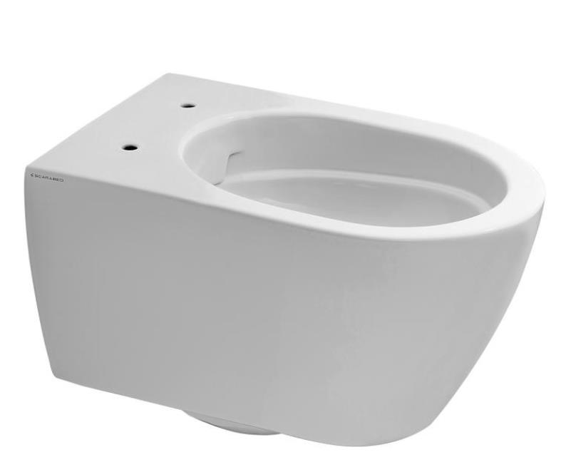 pods Moon Clean Flush, stiprināms pie sienas, 360x505 mm, balts