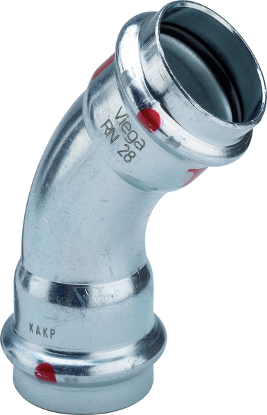 Prestabo līkums 45° 54mm