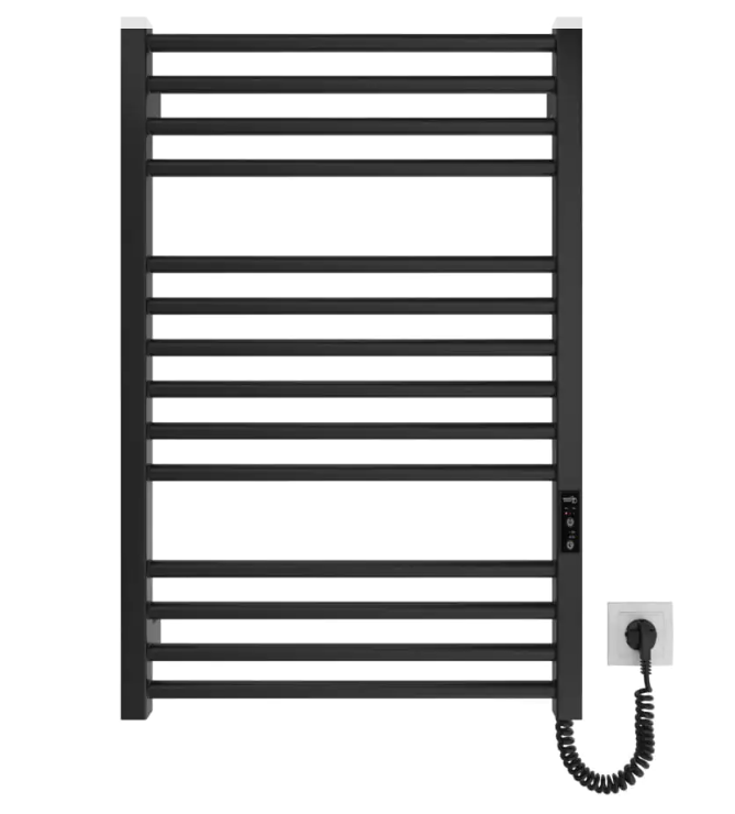 elektriskais dvieļu žāvētājs HF Derby, 770х530 mm, tērauds, matēts melns elektriskais dvieļu žāvētājs HF Derby, 770х530 mm, tērauds, matēts melns - Image 1