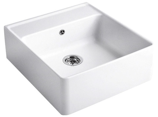 virtuves izlietne Eviers Tradition, viena bļoda, 595x630 mm, balta CP