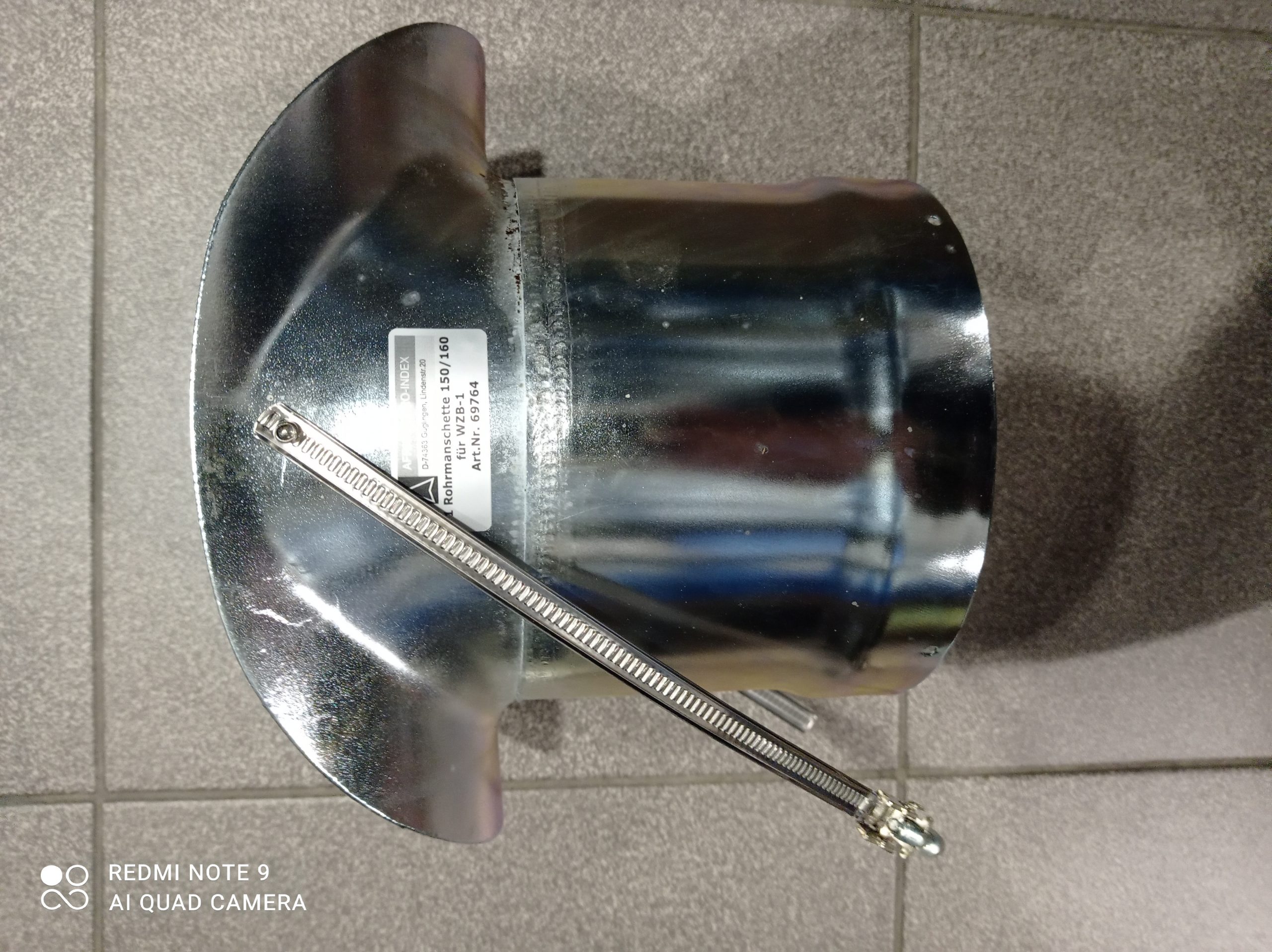 dūmvada pievien. vilkmes stabilizatoram WZB-1, Ø150/160 mm dūmvada pievien. vilkmes stabilizatoram WZB-1, Ø150/160 mm - Image 1