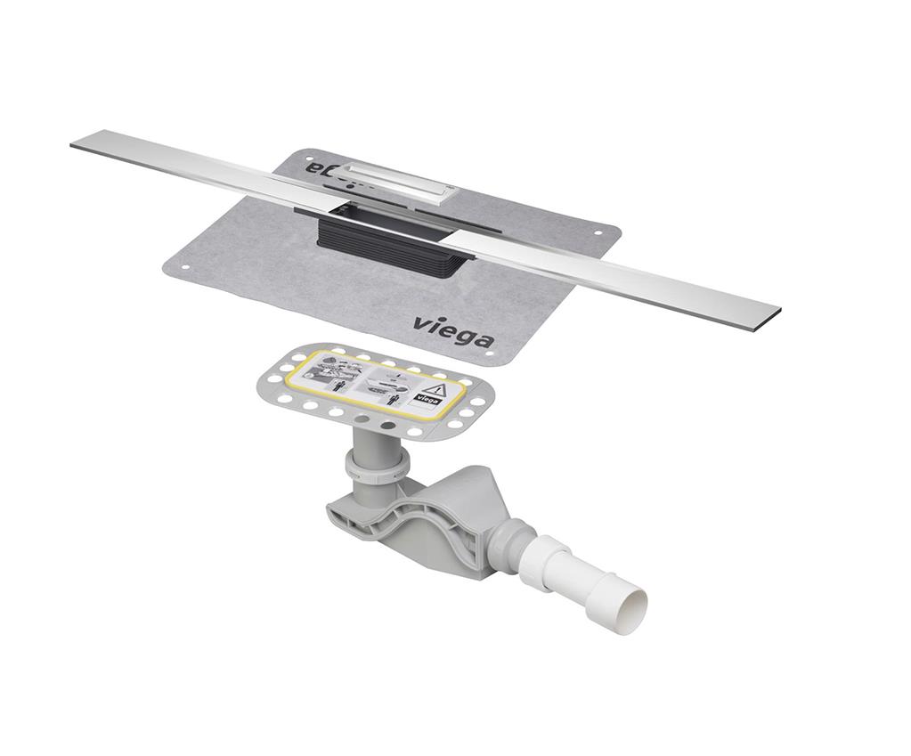 Advantix Cleviva dušas kanāls, 1000 mm, h=95-155 mm, d=40/50 (#10order)