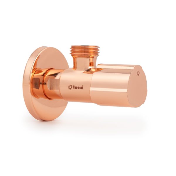 stūra ventīlis - 1/2x3/8, Red Gold