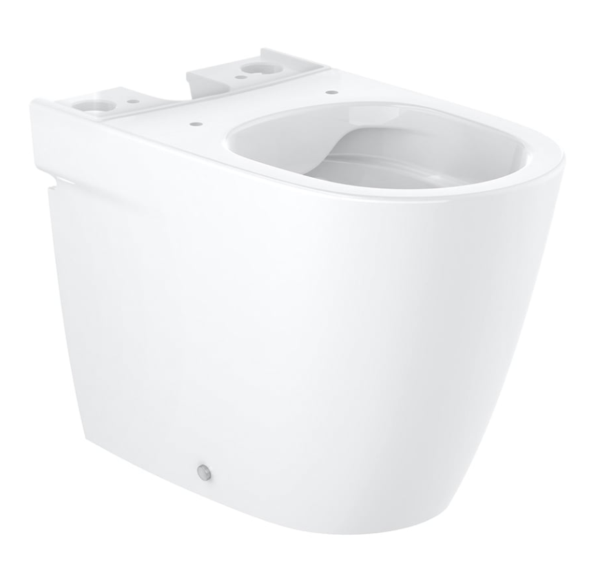 poda apakša Ona rimless Compact, 370x600 mm, universāls izvads, balta