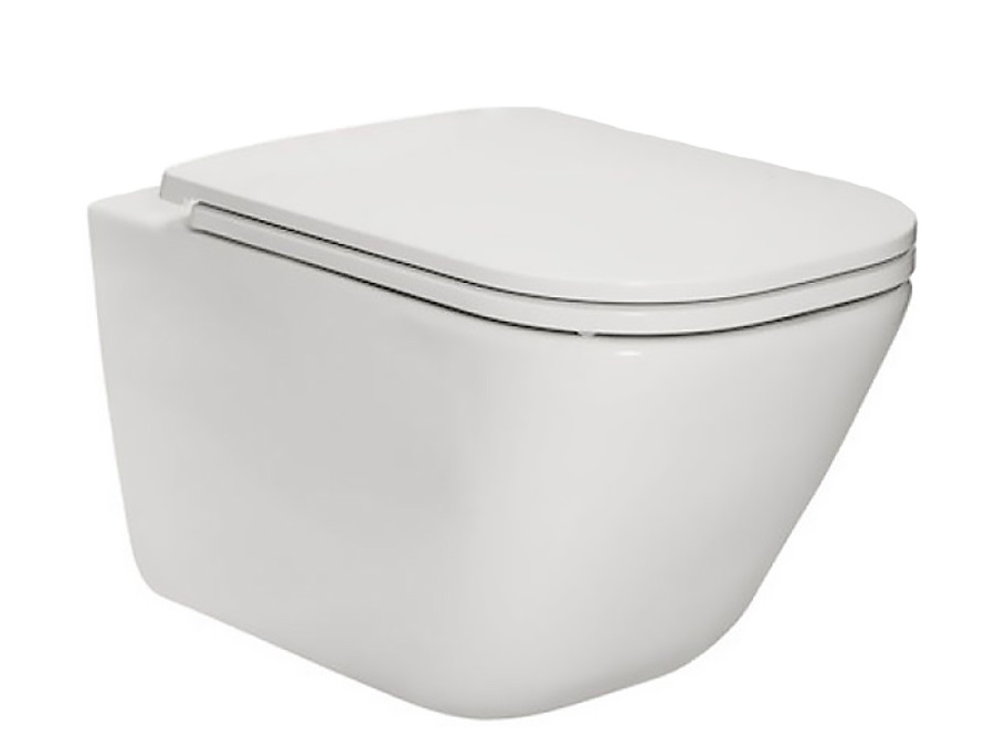 pods ar SC Slim vāku The Gap Rimless, stiprināms pie sienas, 347x540 mm, balts