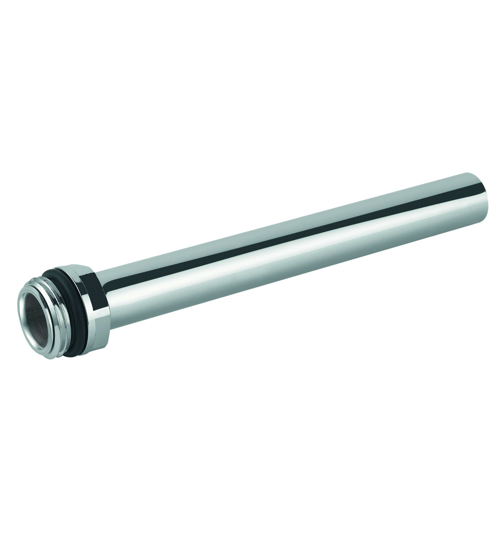 pieslēguma caurule 1/2`, d15, L-175mm, hromēta (1 gab)