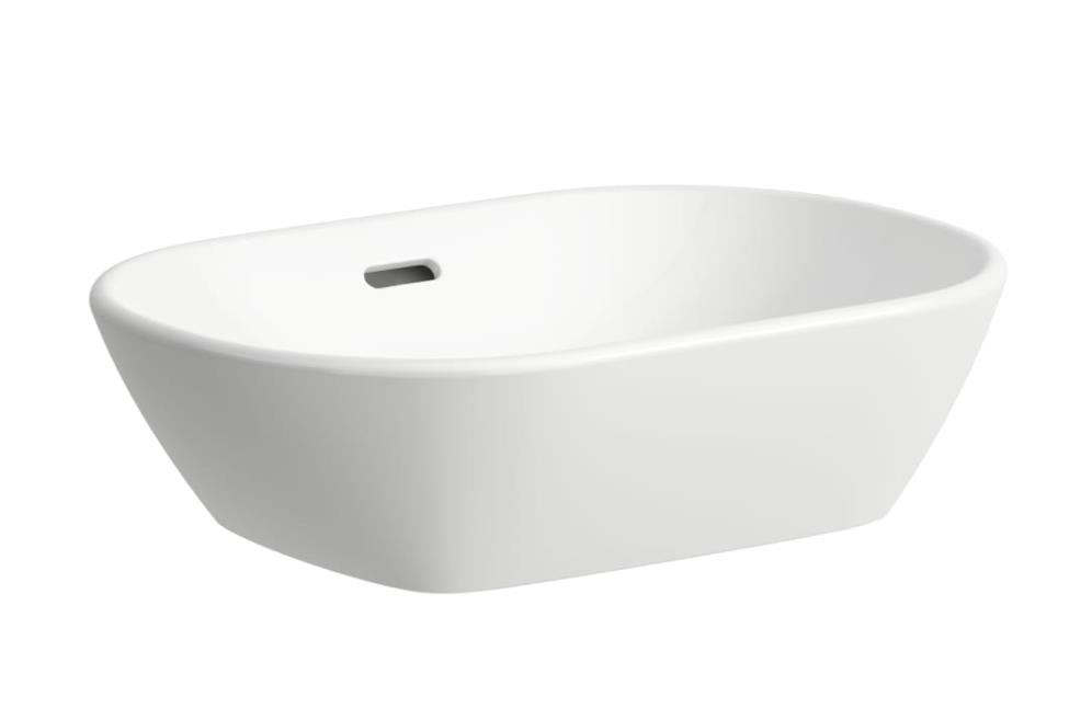 izlietne Lua, 500x350 mm, uz virsmas, balta izlietne Lua, 500x350 mm, uz virsmas, balta - Image 1