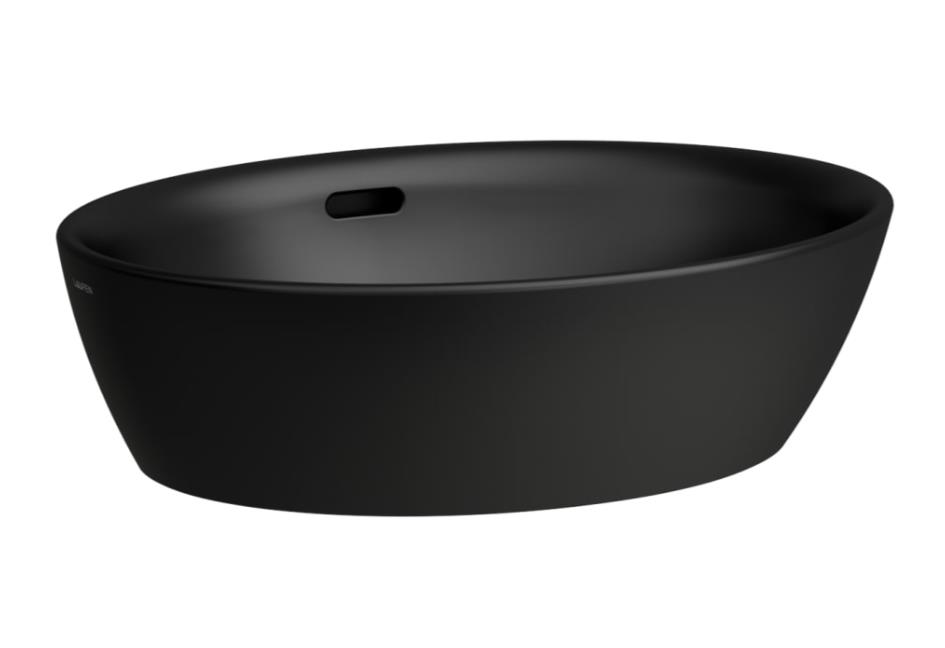 izlietne Pro, 520x390 mm, uz virsmas, slīpēta apakša, matēta melna