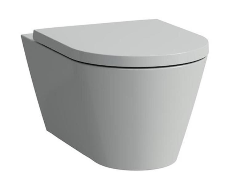 pods Kartell Rimless NEW, stiprināms pie sienas, 370x545 mm, matt grey