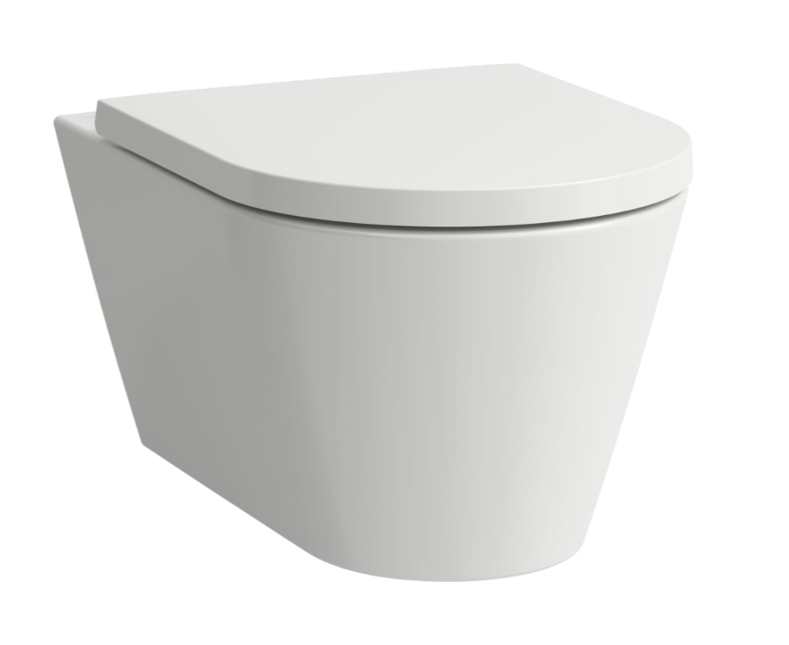 pods Kartell rimless, stiprināms pie sienas, 370x545 mm, silent flush, balts pods Kartell rimless, stiprināms pie sienas, 370x545 mm, silent flush, balts - Image 1