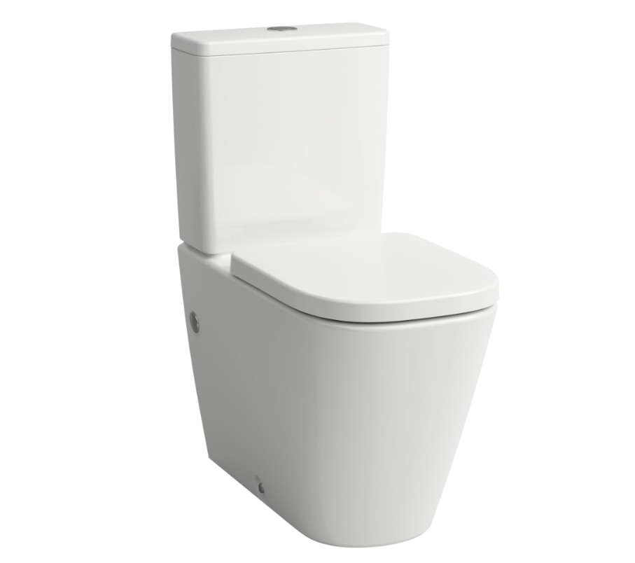 poda apakša Meda rimless, 360x680 mm, universāls izvads, silent flush, balts