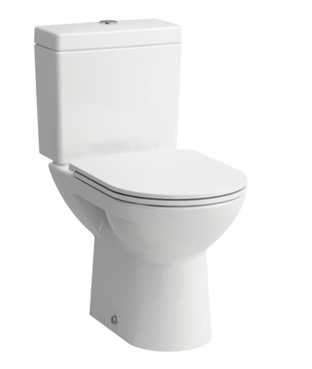 pods ar SC Slim vāku Pro Classic, 360x670 mm, horizontāls izvads, pievads no sāniem, balts