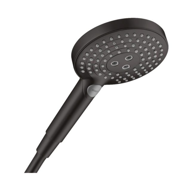 rokas duša Raindance Select S 120 3jet, EcoSmart 9 l/min, matēta melna