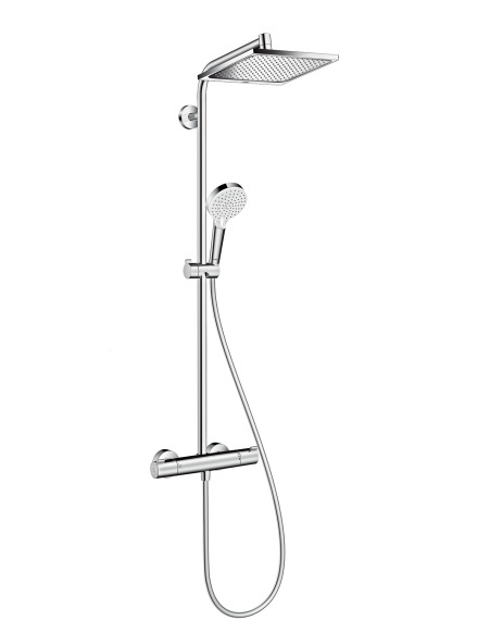 dušas sistēma ar termostatu Crometta E 240 1jet/Crometta Vario, hroms