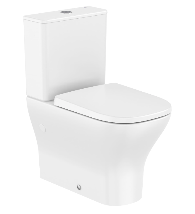 pods ar QR/SC vāku Optica Vortex, 376x630 mm, universāls izvads, pievads no apakšas, balts