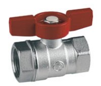 Lodveida ventilis, 3/8" ii, īsais rokturis