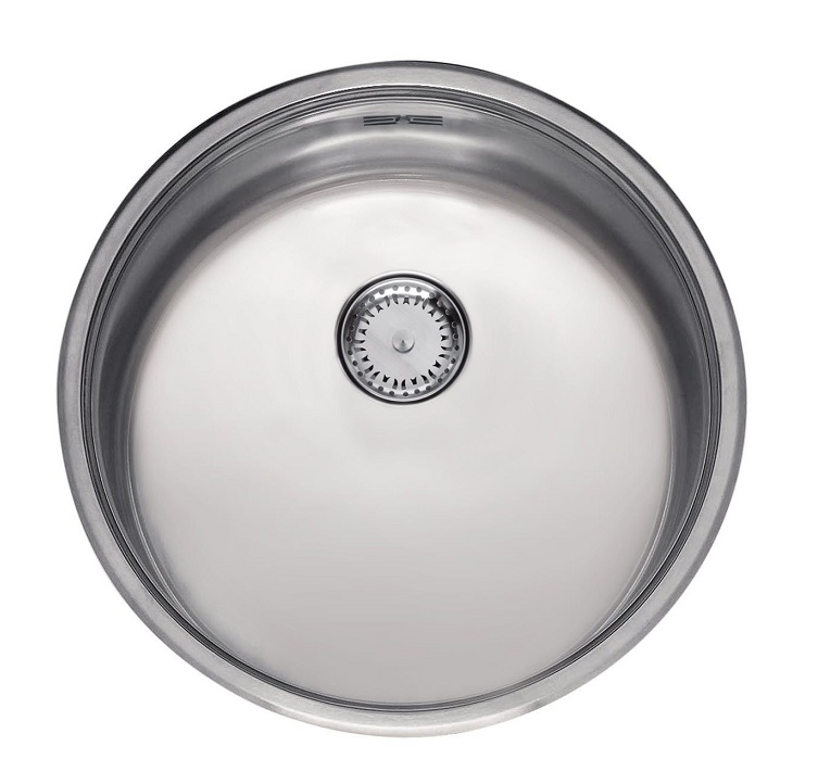 virtuves izlietne R18 390 Comfort OKG (R), viena bļoda, d=440 mm /kastē/