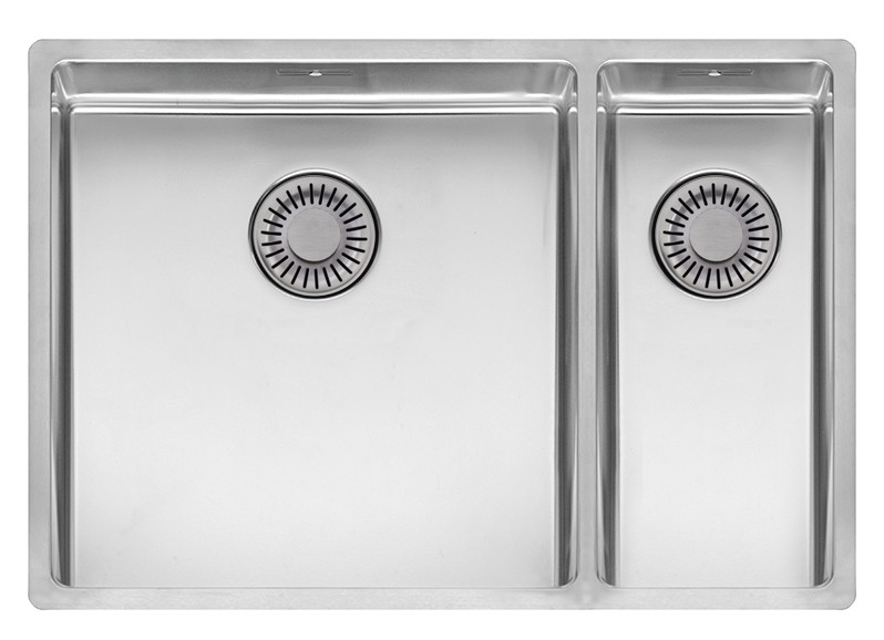 virtuves izlietne New York 34x40+18x40 (L), 1.5 bļoda, 580x440 mm