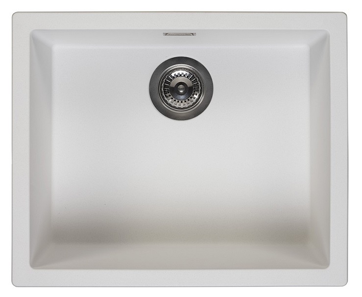 virtuves izlietne Amsterdam 50, viena bļoda, 560x460 mm, pure white virtuves izlietne Amsterdam 50, viena bļoda, 560x460 mm, pure white - Image 1
