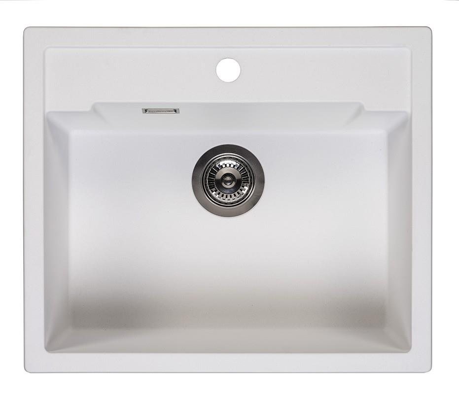 virtuves izlietne Amsterdam 54 Tapwing, viena bļoda, 600x510 mm, pure white