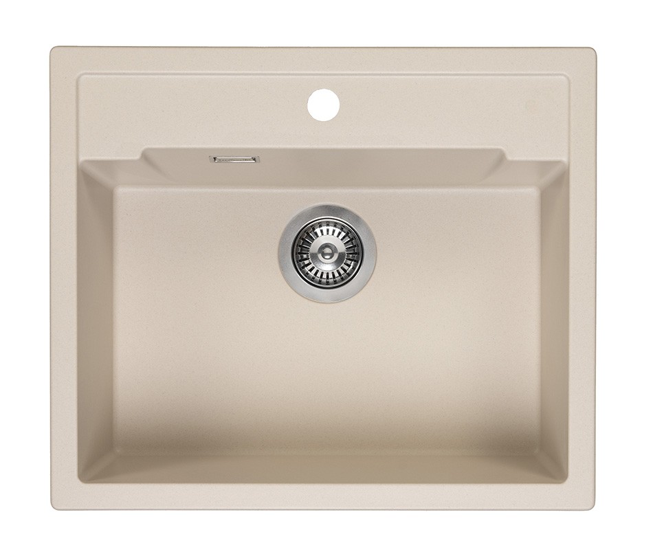 virtuves izlietne Amsterdam 54 Tapwing, viena bļoda, 600x510 mm, caffe silvery