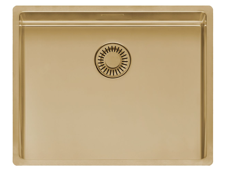 virtuves izlietne New York Comfort 50x40 (L), viena bļoda, 540x440 mm, gold II