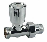 termostat. ventilis ½’x16, taisns, pulēts hroms