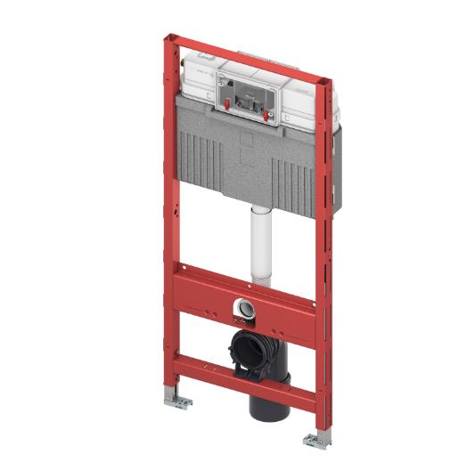 iebūvējamais rāmis podam TECEprofil Uni 2.0, 500x160 mm, h=1120 mm