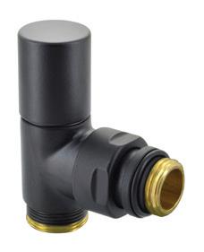 Rad. ventilis Compact 1/2` x 24-19”, matēts melns / melns