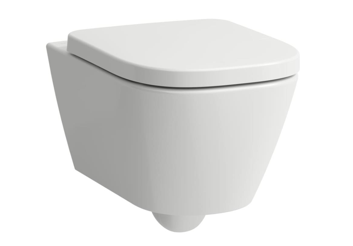 pods Meda rimless, stiprināms pie sienas, 360 x 540 mm, silent flush, balts